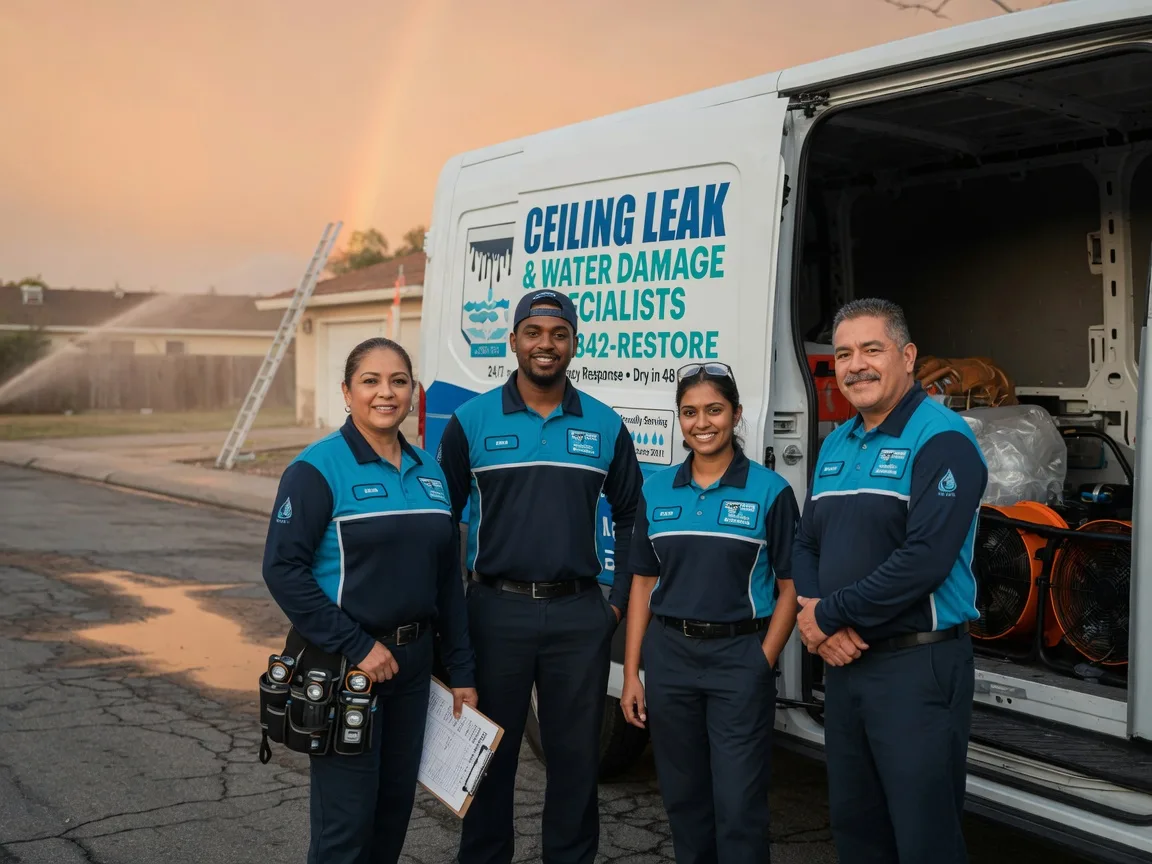 Ceiling Leak Cleanup company in Los Ebanos, TX